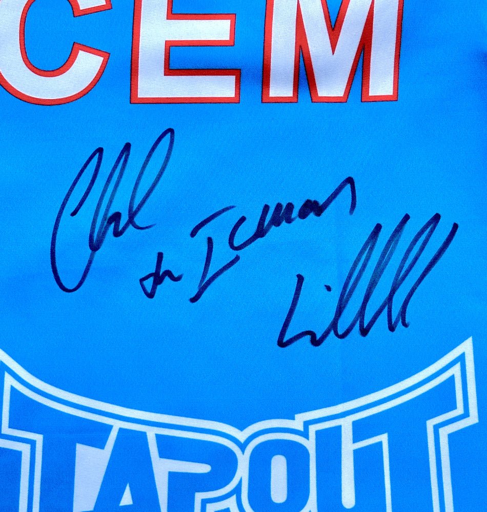 Chuck "The Iceman" Liddell Signed UFC Tapout Trunks (PSA) PSA In-The-Presence