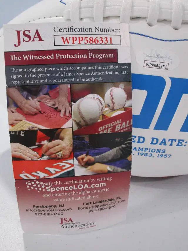 Kenny Golladay of the Detroit Lions signed autographed logo football JSA COA 331