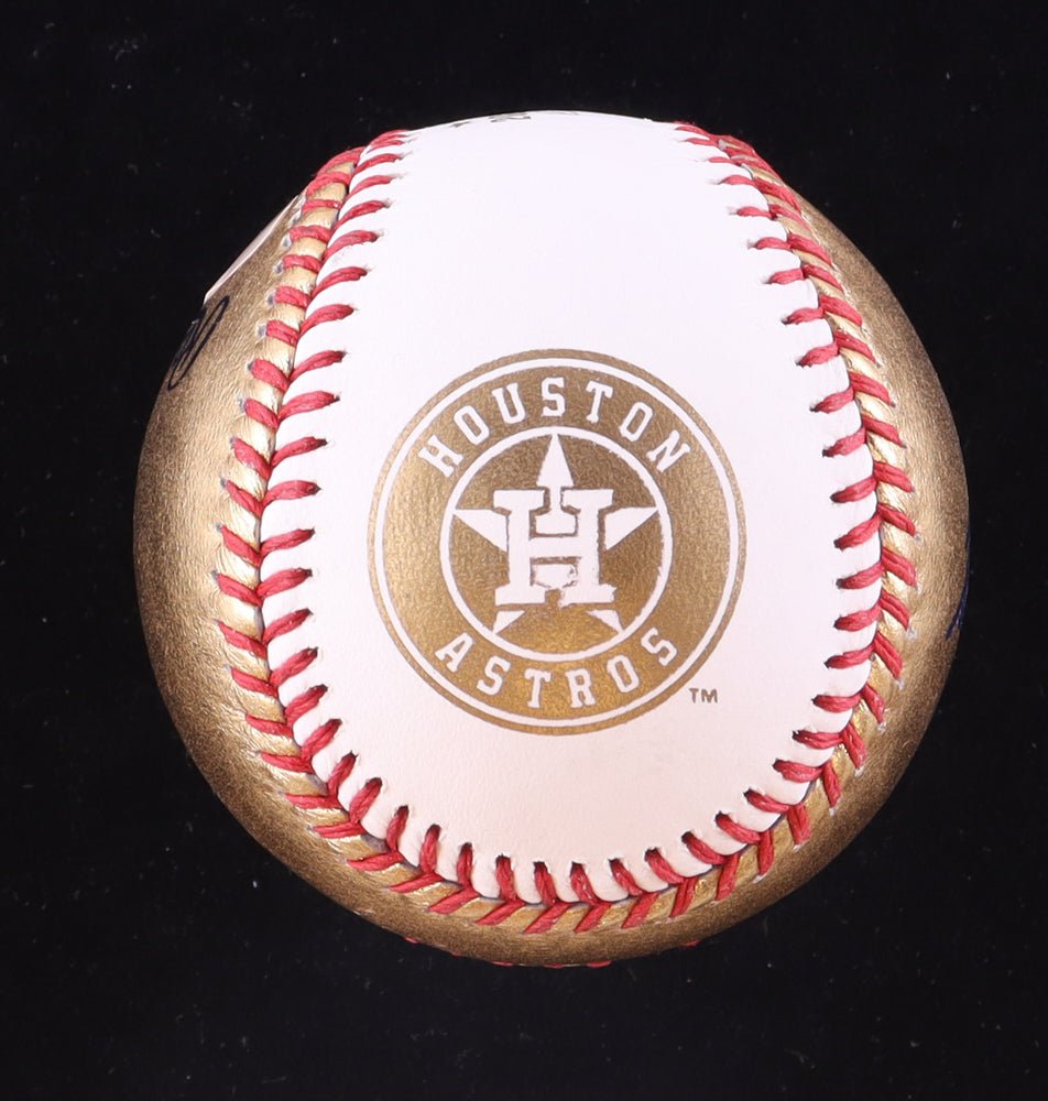Nolan Ryan Signed 2022 World Series Baseball with Display Case (PSA | Graded 9.5)