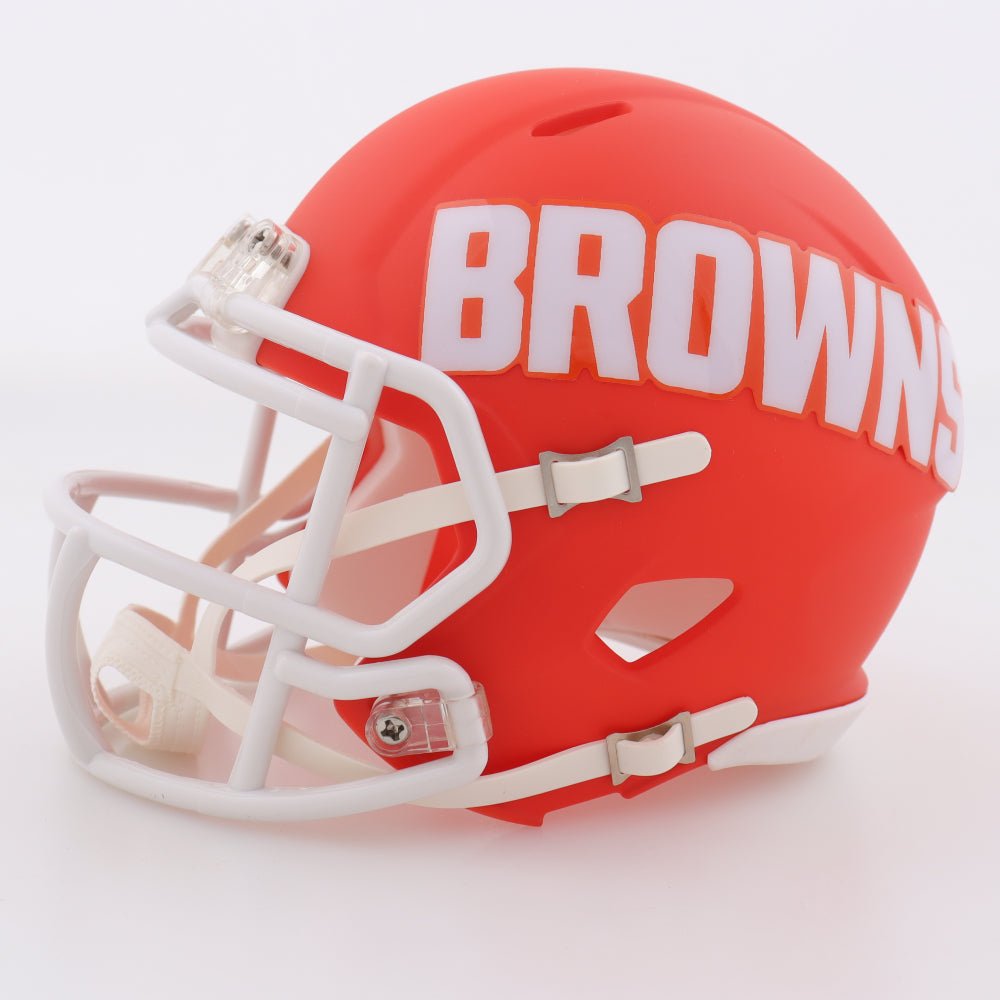 Odell Beckham Jr. Signed Browns Amp Alternate Speed Mini Helmet (JSA)