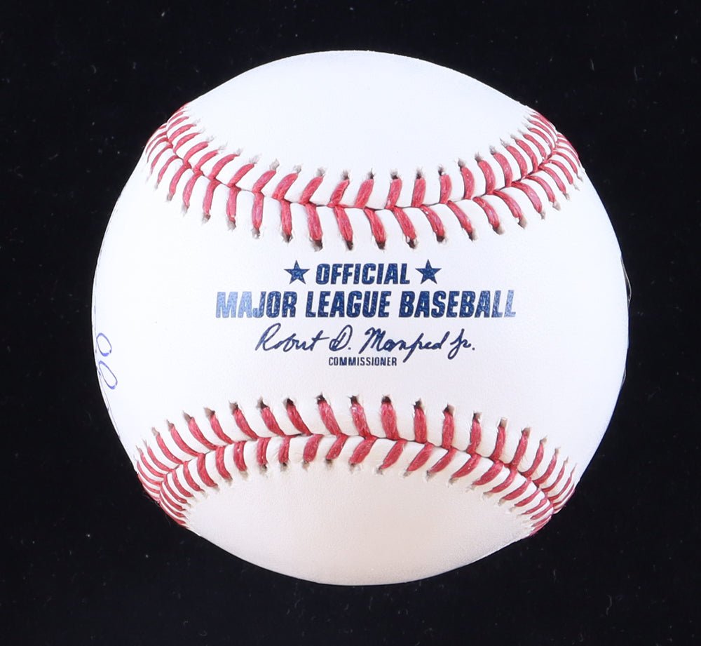 Ozzie Smith Signed Hall Of Fame OML Baseball with Display Case (PSA & Fanatics | Graded 10)
