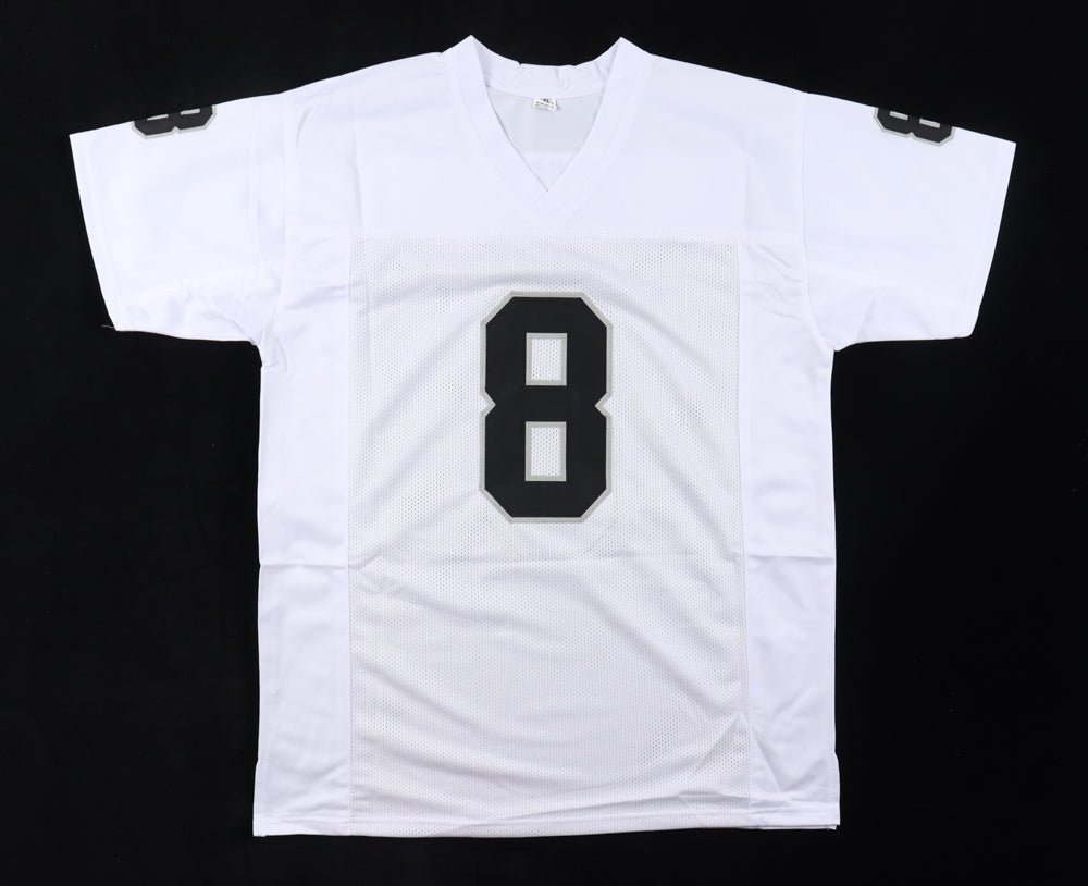 Ray Guy Signed Jersey Inscribed "HOF-14" (JSA)