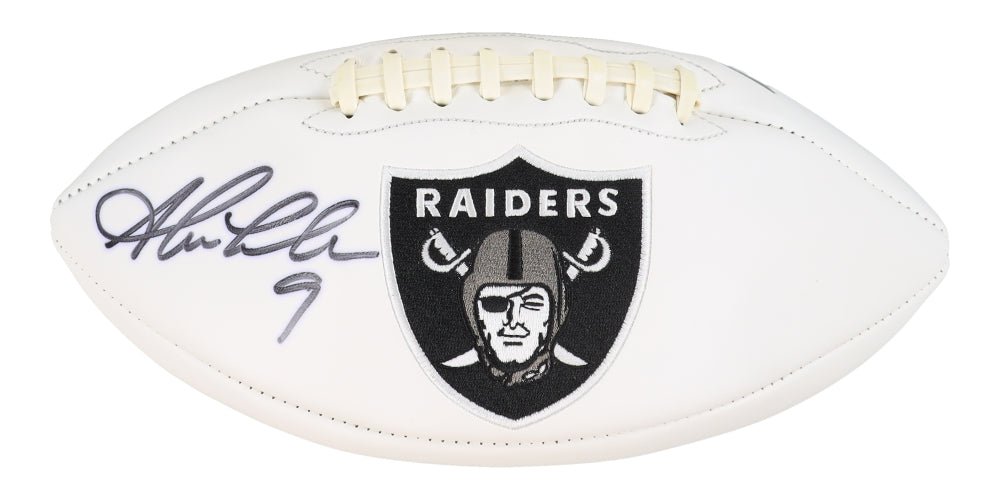 Shane Lechler Signed Raiders Logo Football (Beckett)