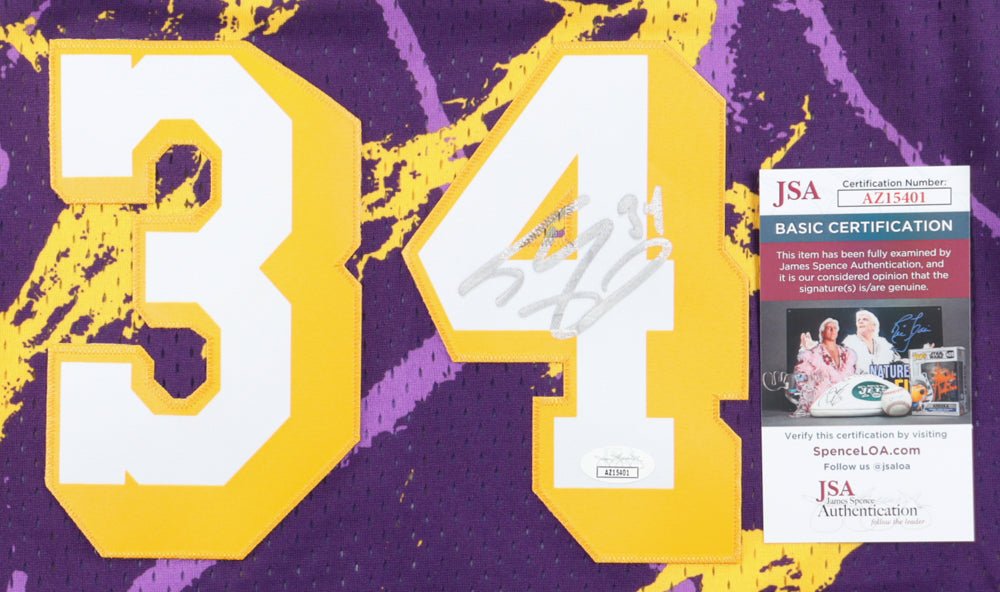Shaquille O'Neal Signed Lakers Jersey (JSA)