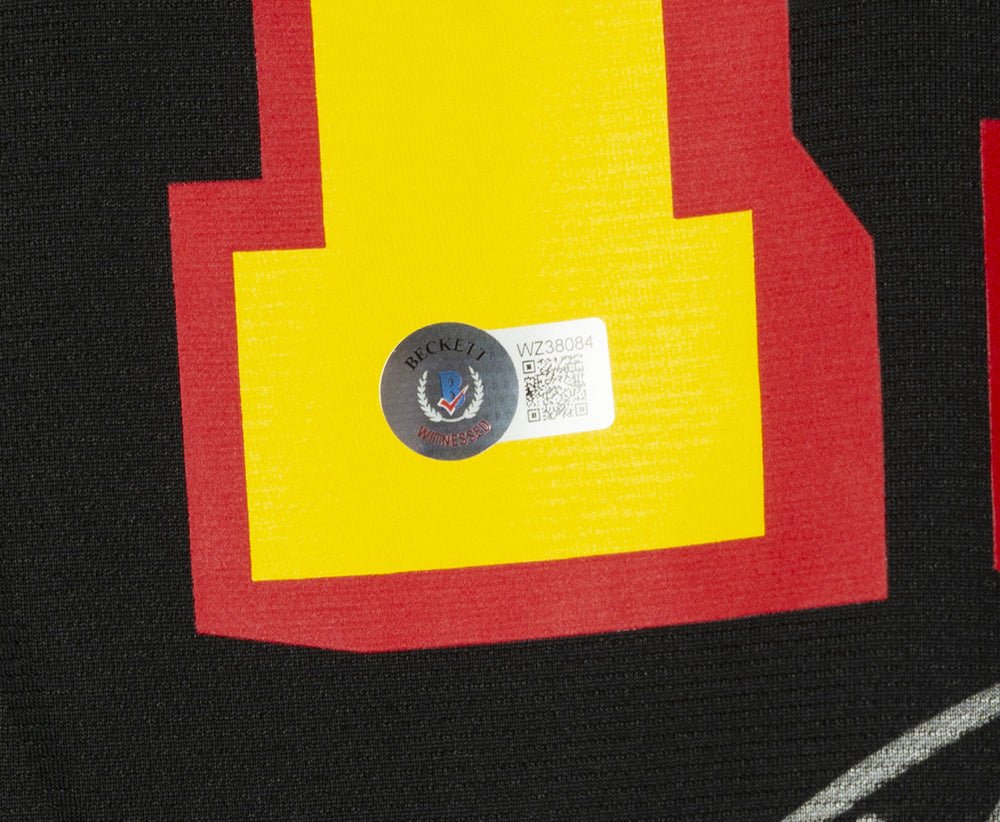 Trae Young Signed Hawks Fanatics Jersey (Beckett) Beckett Witnessed