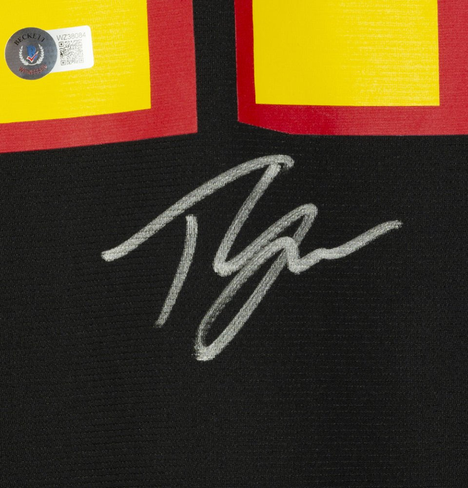 Trae Young Signed Hawks Fanatics Jersey (Beckett) Beckett Witnessed