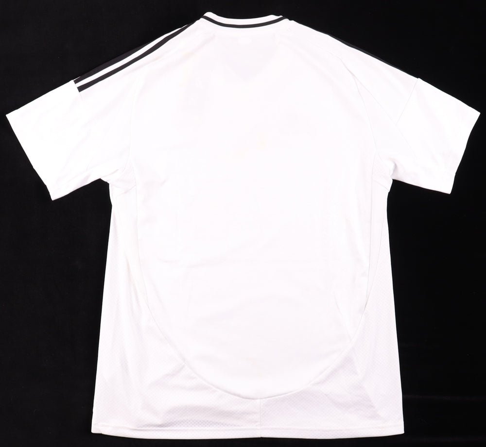Vinicius Jr., Rodrygo & Eder Militao Signed Real Madrid Jersey L (JSA)