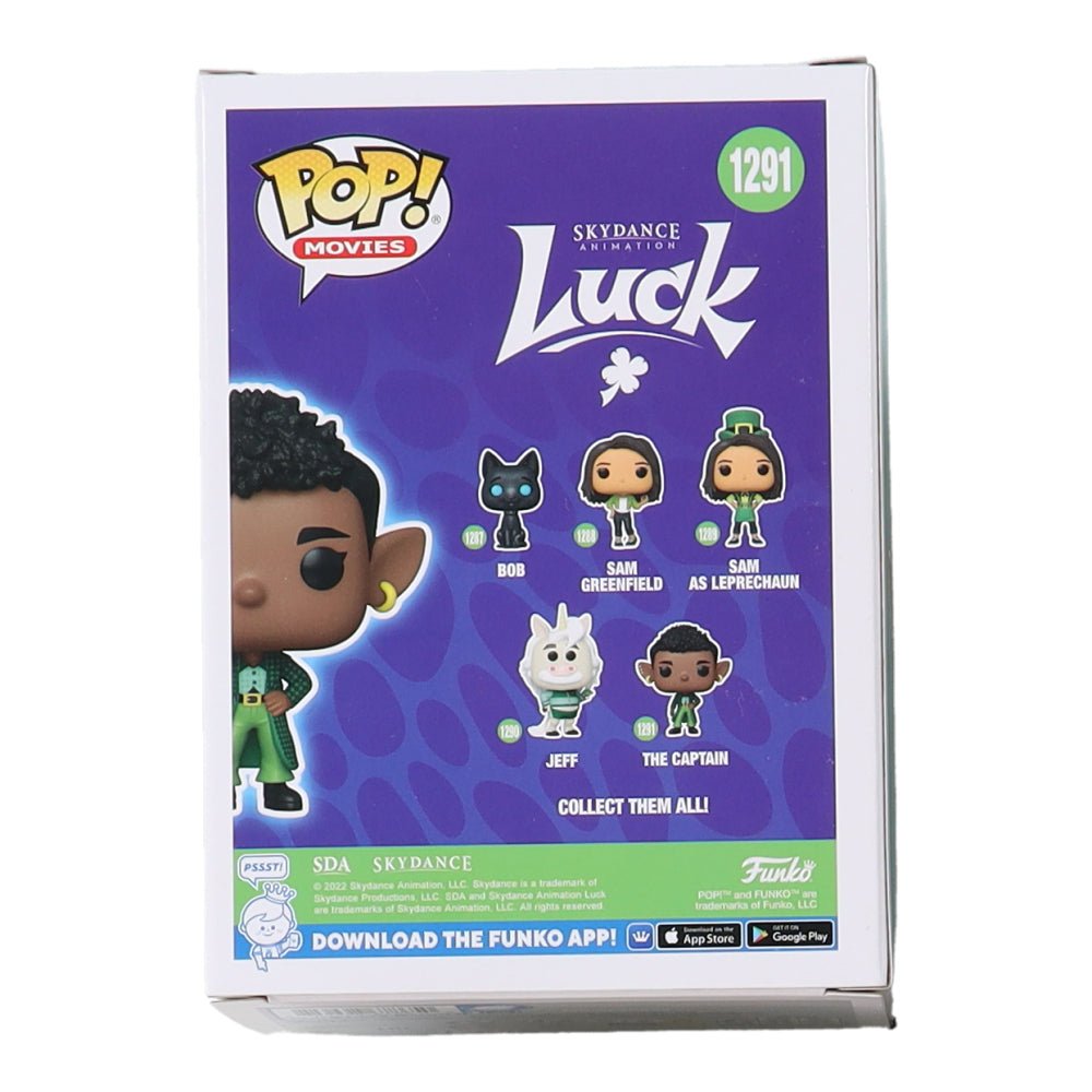 Whoopi Goldberg Signed "Luck" The Captain #1291 Funko Pop! Vinyl Figure (Beckett)