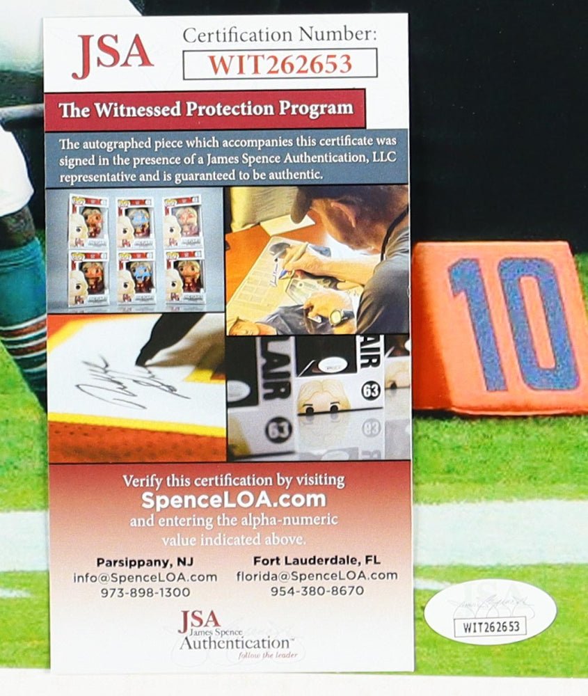 Xavien Howard Signed Dolphins 11x14 Photo (JSA)
