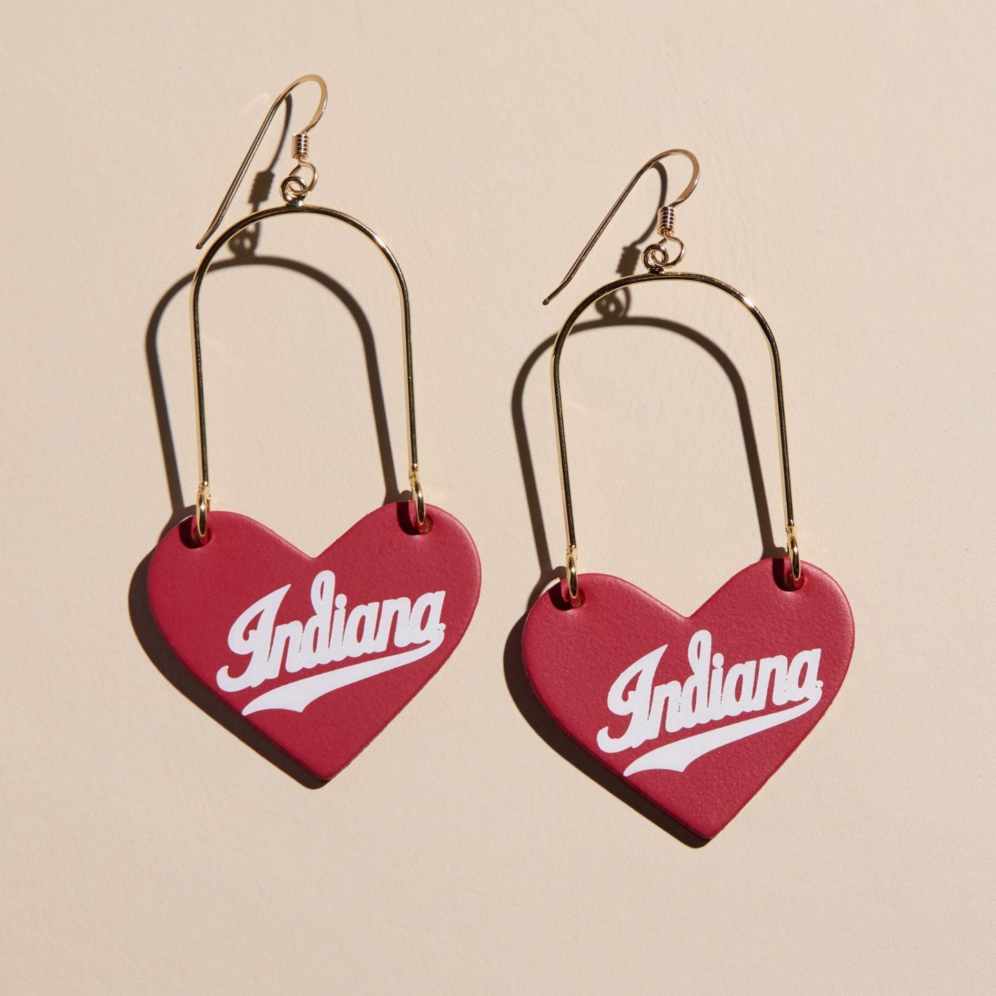 Red Indiana University Script Heartthrobs