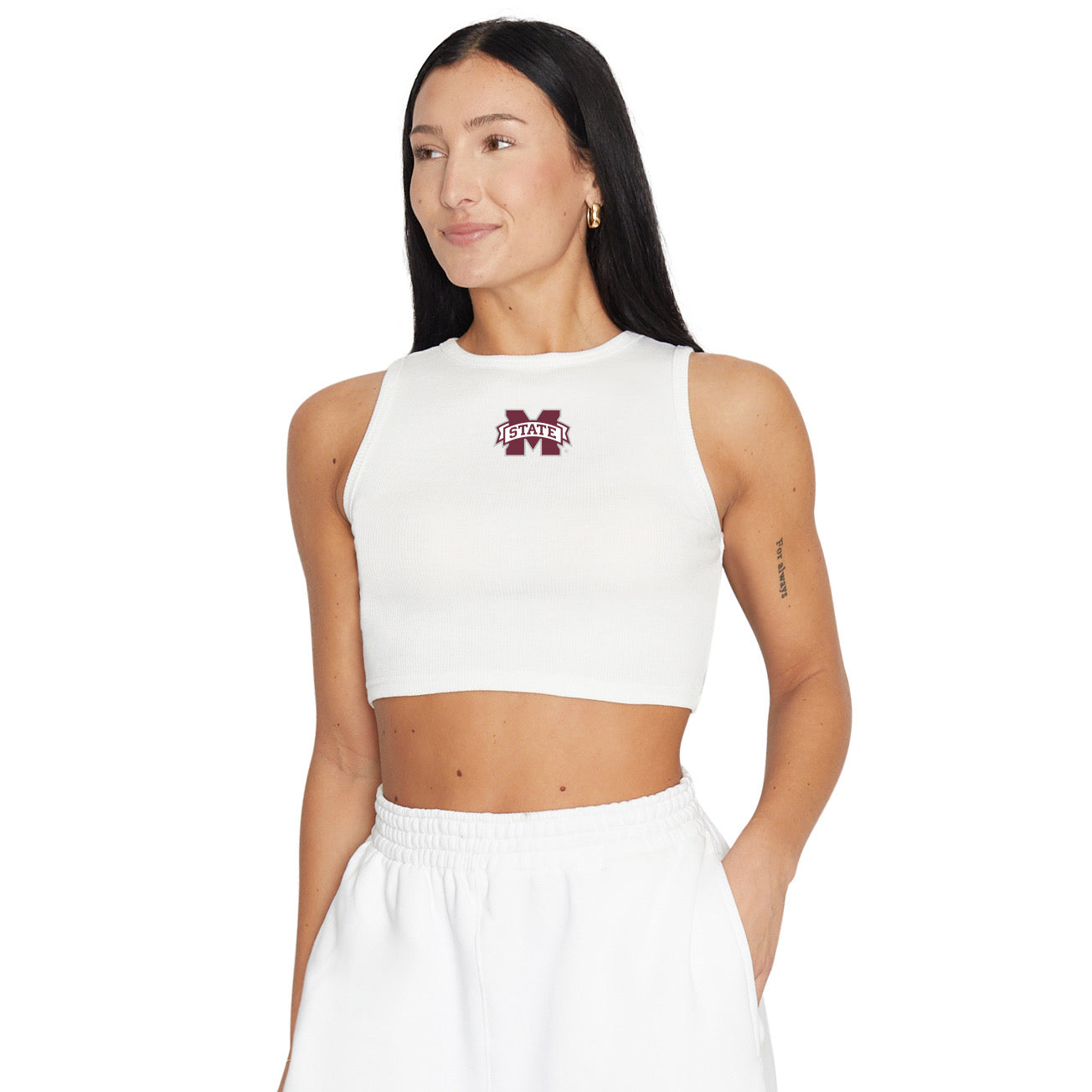 Mississippi State Touchdown Ribbed Tank