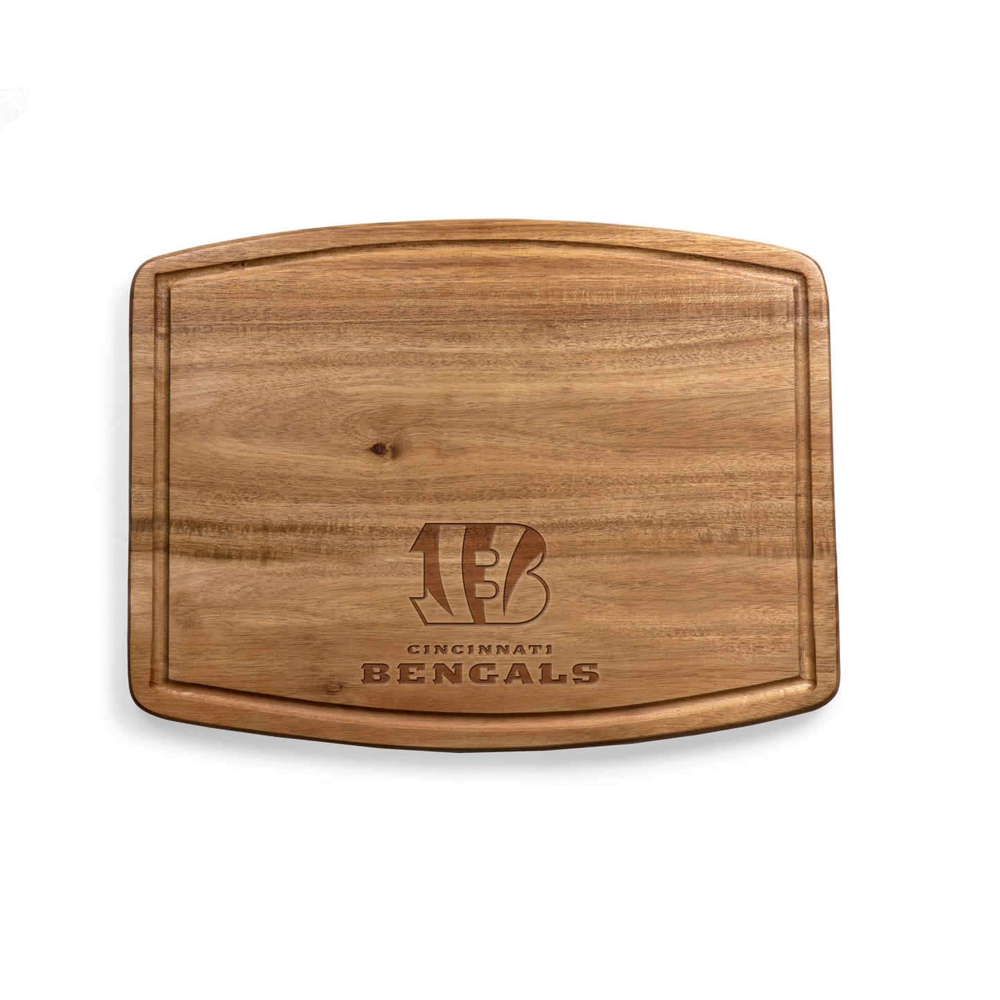 Cincinnati Bengals - Ovale Acacia Cutting Board