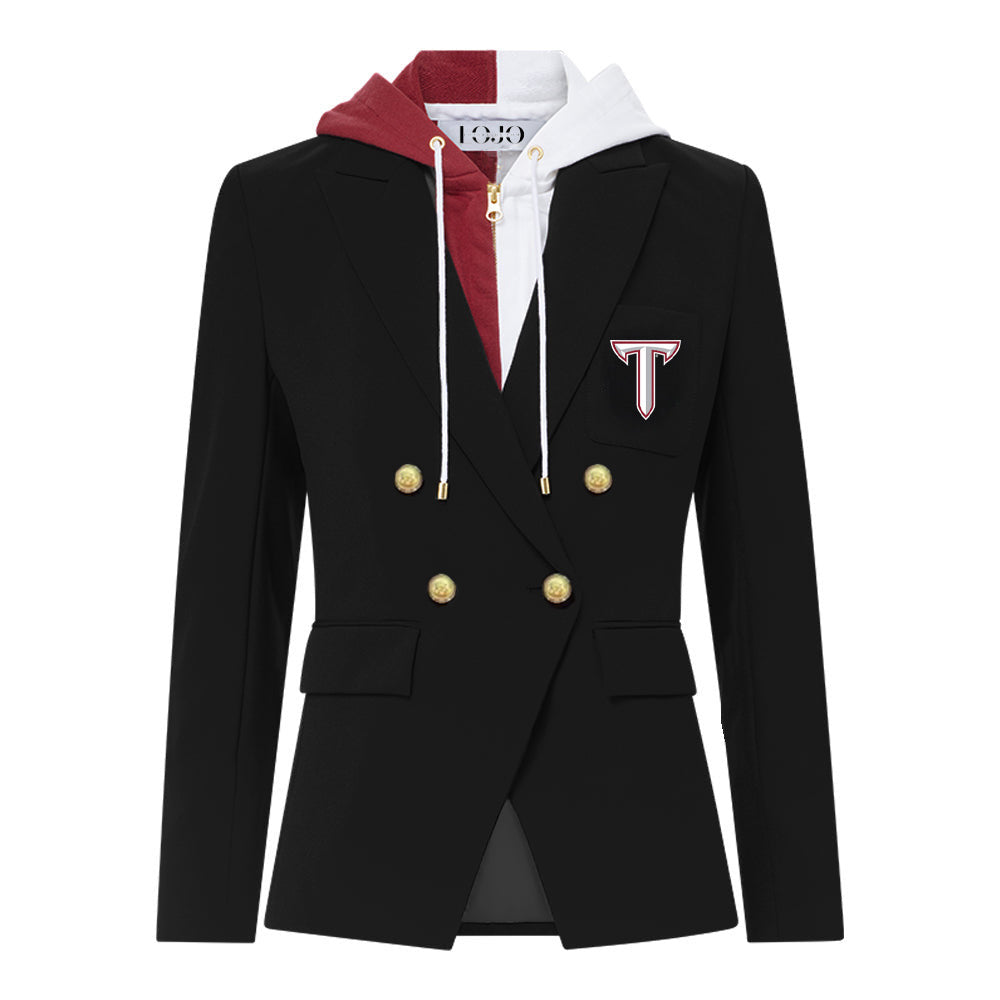 Troy University Hooded Blazer Jacket
