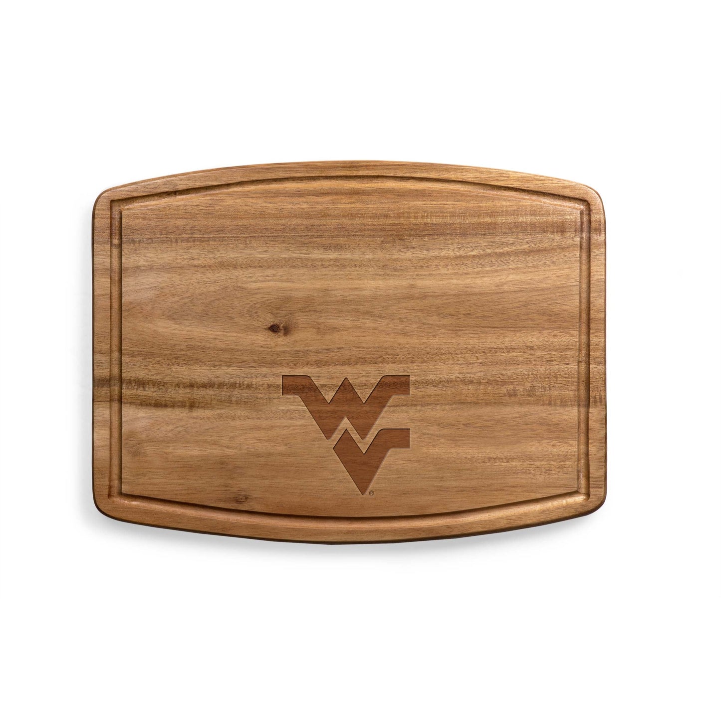 West Virginia Mountaineers - Ovale Acacia Cutting Board