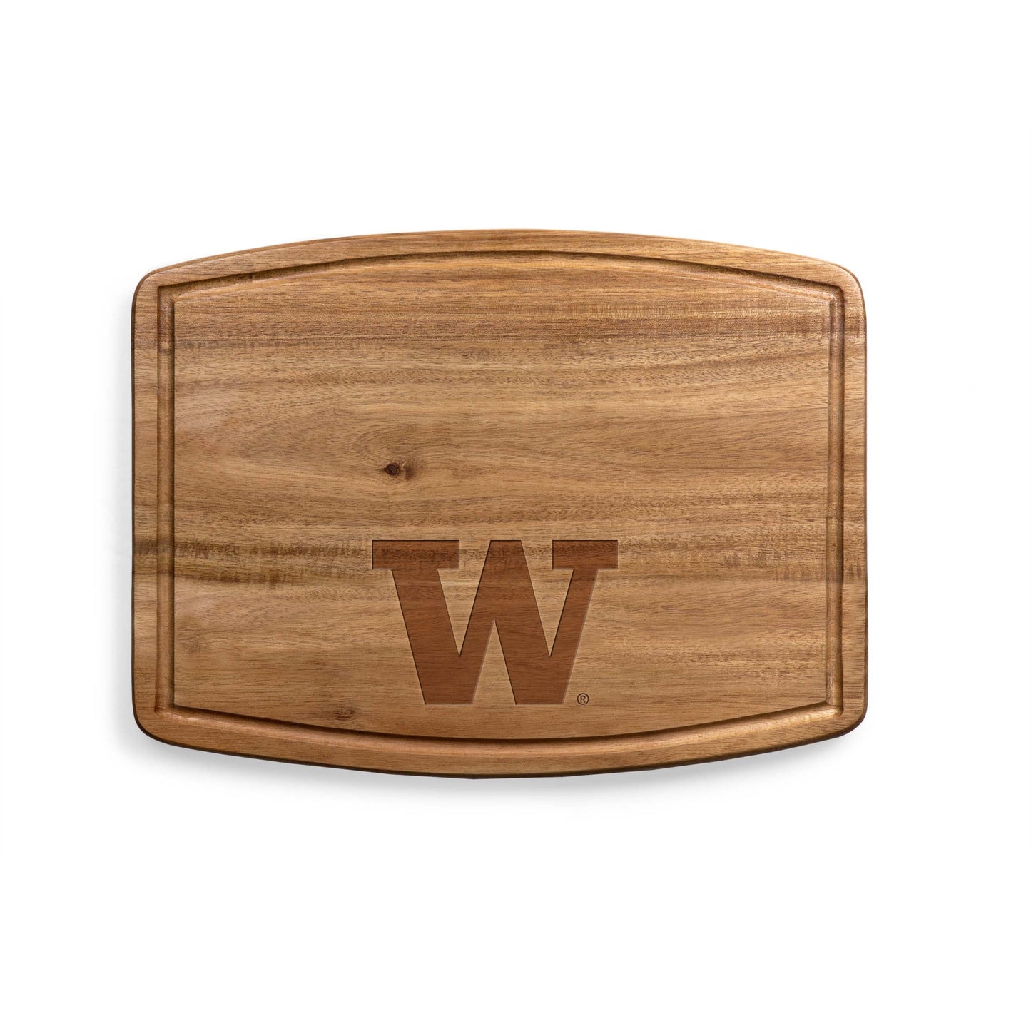 Washington Huskies - Ovale Acacia Cutting Board