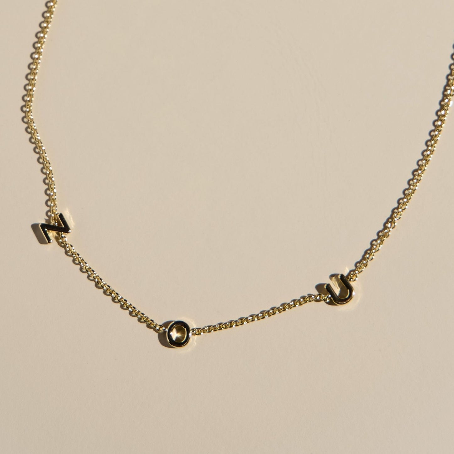 University of Missouri ZOU Initial Necklace