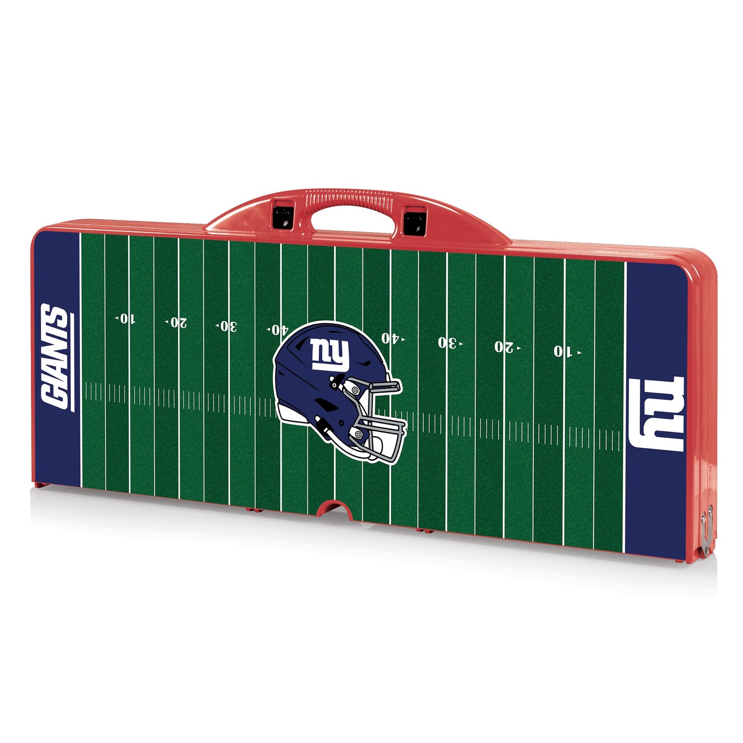 New York Giants Football Field - Picnic Table Portable Folding Table with Seats