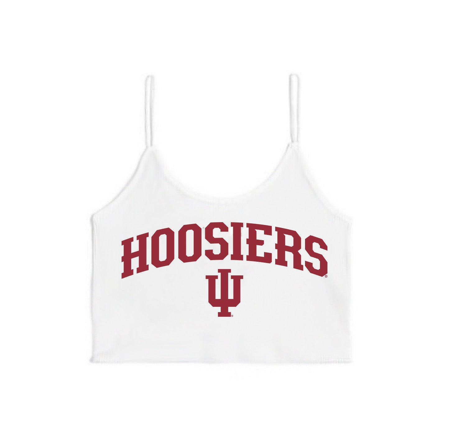 Indiana Hoosiers White Spaghetti Tank
