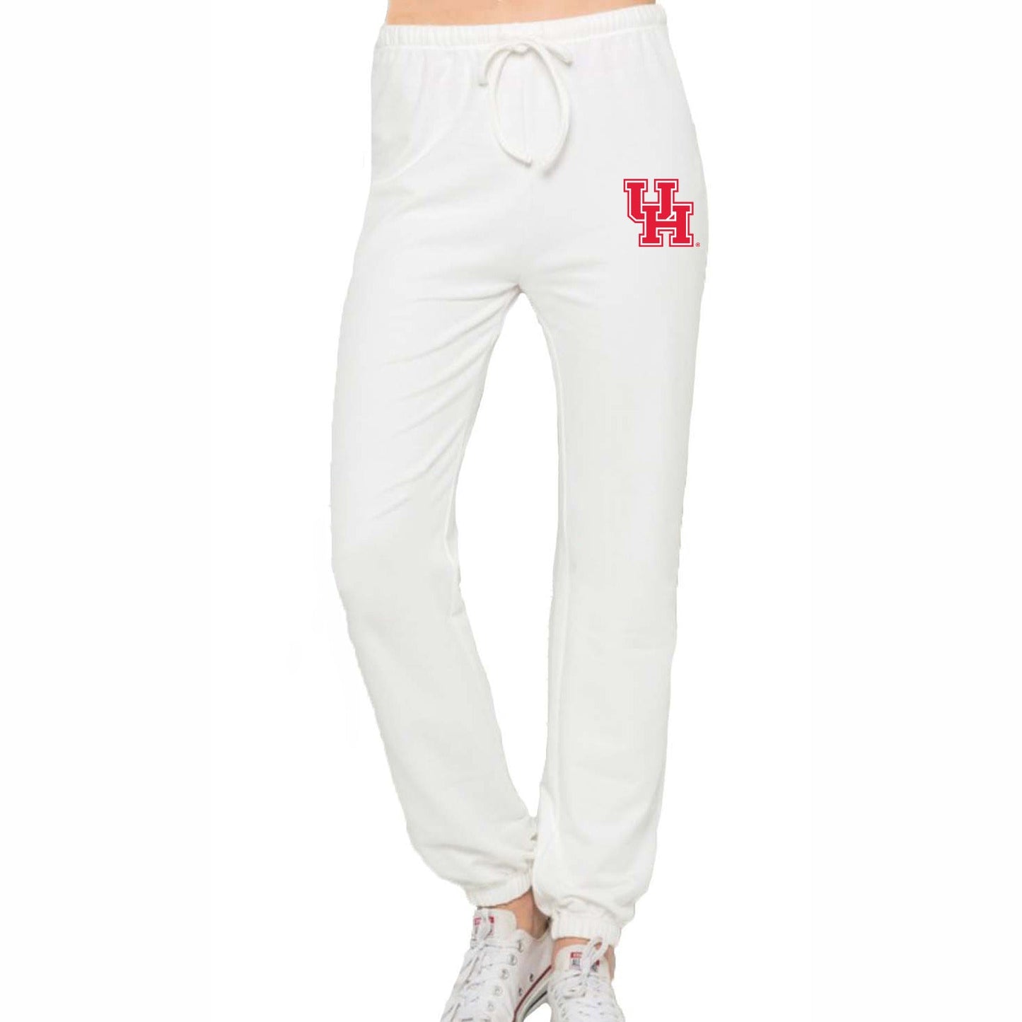 University of Houston White Joggers