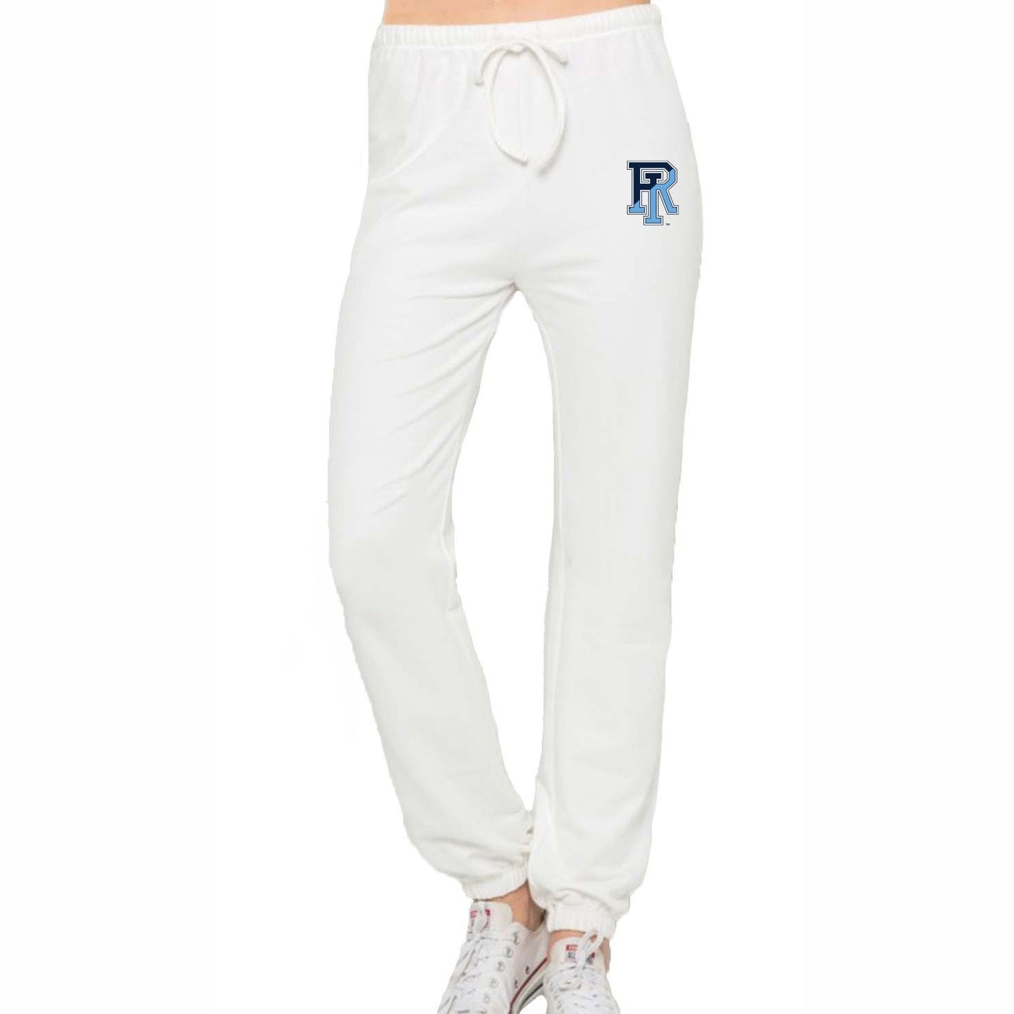 Rhode Island Rams White Joggers