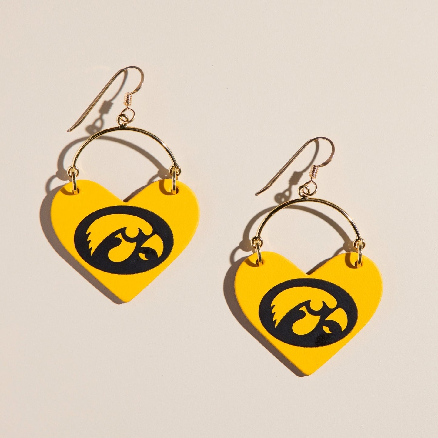 Yellow University of Iowa Hawkeye Lover