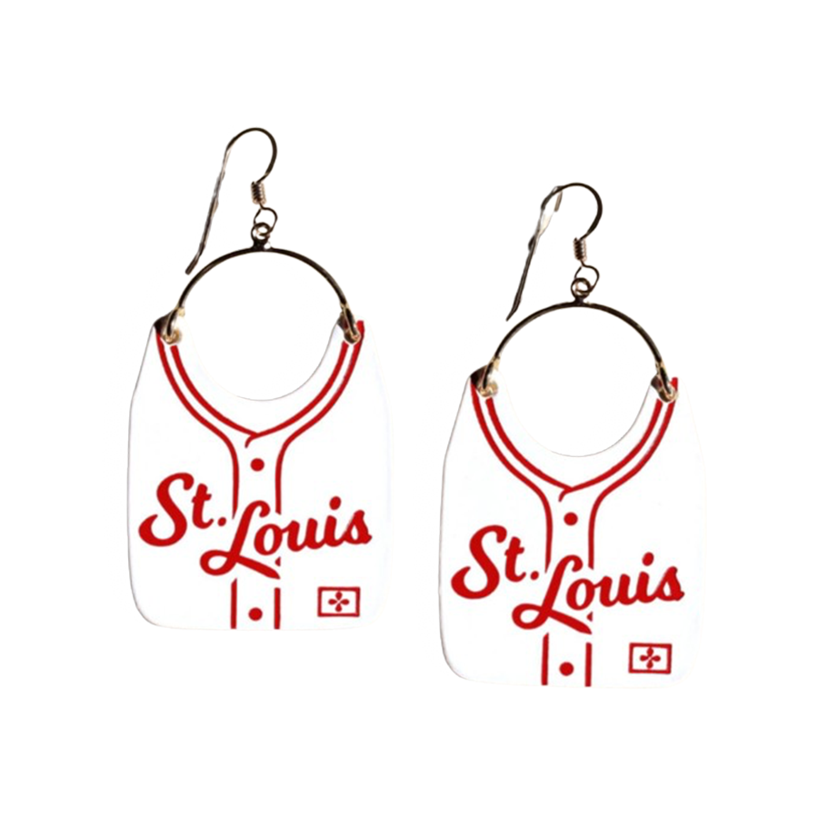 St. Louis Cardinals Nickel & Suede Jewelry