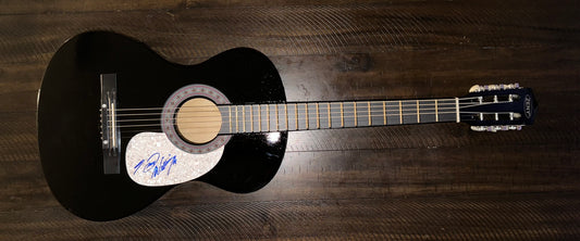 Hank Williams Jr Country Singer Signed Acoustic Guitar