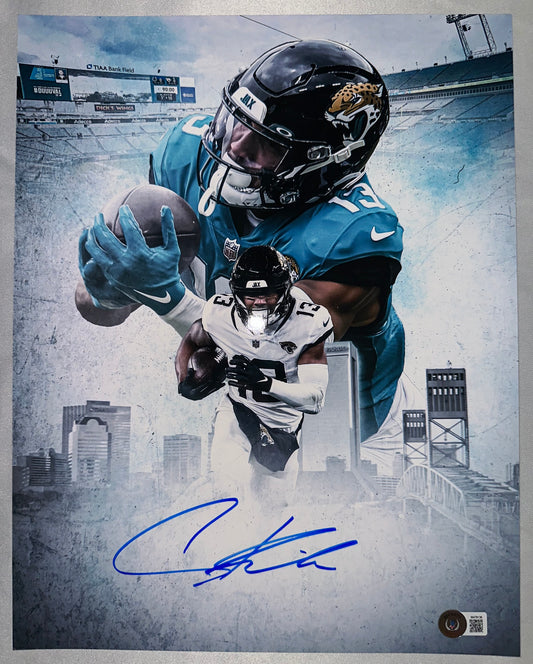 Christian Kirk Autographed Jacksonville Jaguars 11x14 Photo Beckett COA