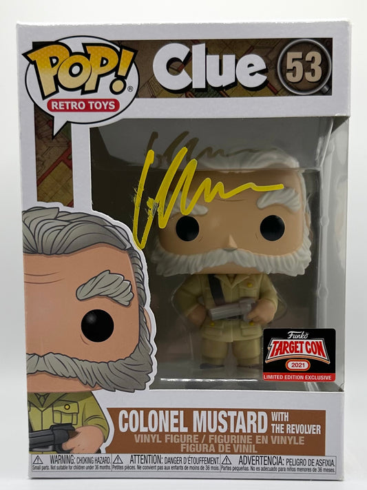 Martin Mull Autographed Colonel Mustard Clue Funko POP 53