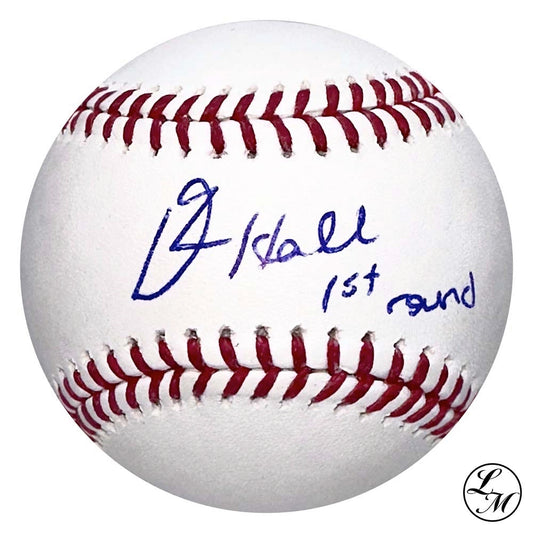 D.L Hall Orioles Autographed Official Major League Baseball