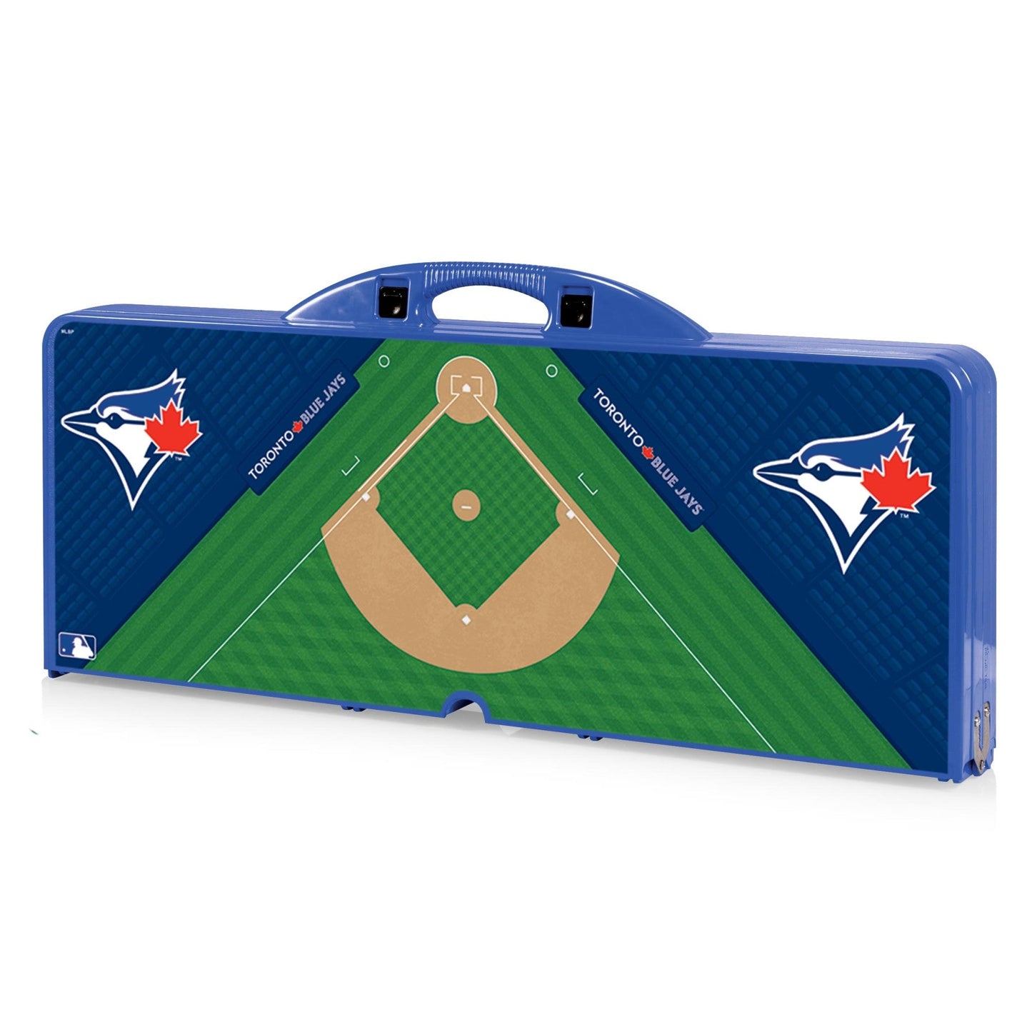 Toronto Blue Jays Baseball Diamond - Picnic Table Portable Folding Table with Seats