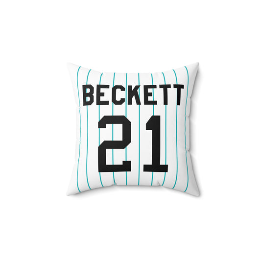 Josh Beckett Miami Marlins Pillow