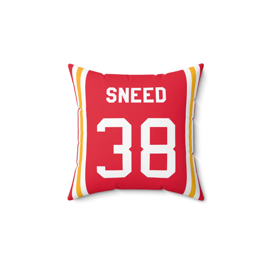 L'Jaruis Sneed Kansas City Chiefs Pillow