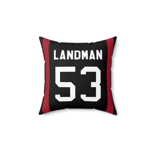 Nate Landman Atlanta Falcons Pillow