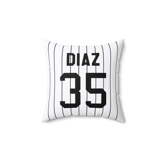 Elias Diaz Colorado Rockies Pillow