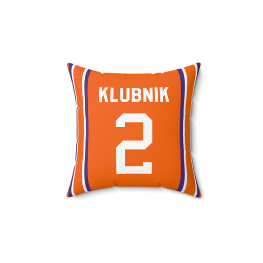 Cade Klubnik Clemson Tigers Pillow