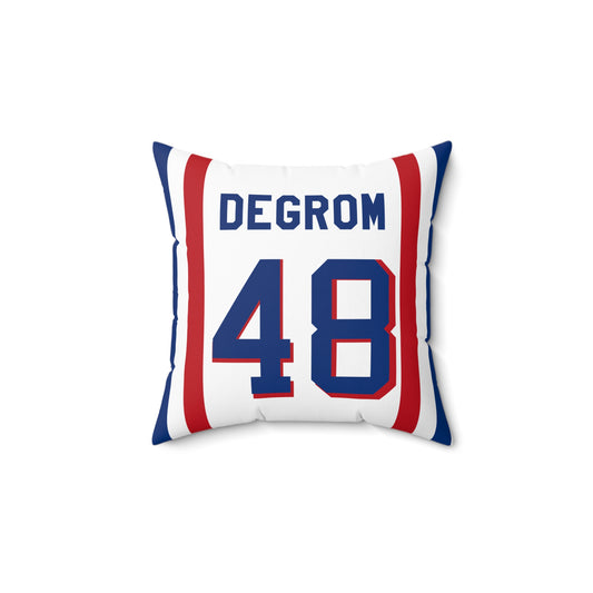 Jacob deGrom Texas Rangers Pillow World Series Champs