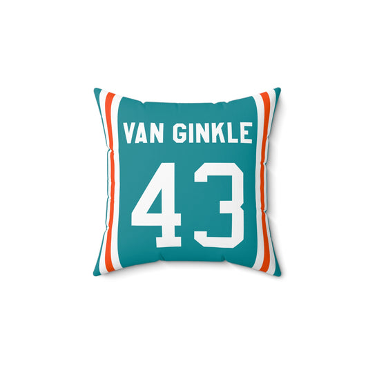 Andrew Ginkle Miami Dolphins Pillow