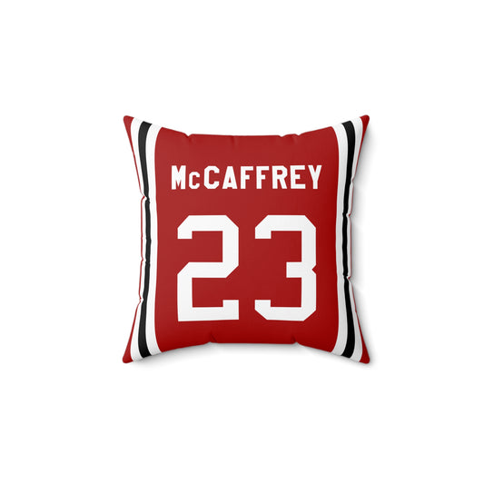 Christian McCaffrey San Francisco 49ers Pillow