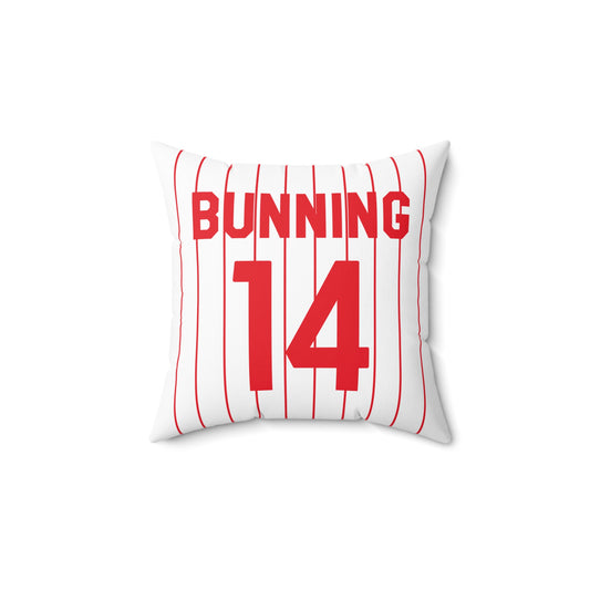 Jim Bunning Philadelphia Phillies Pillow