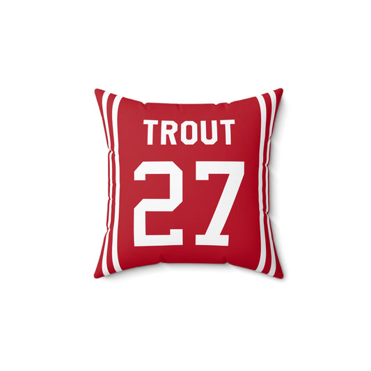 Mike Trout Los Angeles Angels Pillow