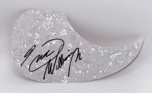 Hank Williams Jr Autographed Pick Guard Silver