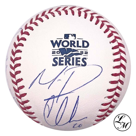 Houston Astros Autographed Team 2022 World Series Baseball JSA LOA