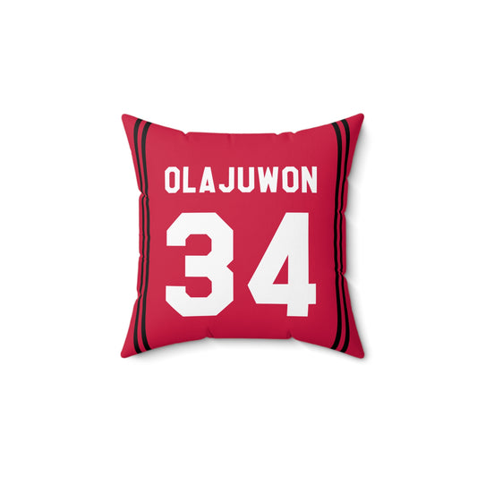 Hakeem Olajuwon Houston Rockets Pillow