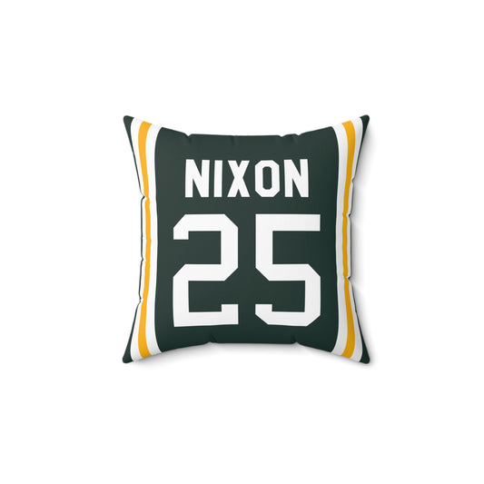 Keisean Nixon Green Bay Packers Pillow