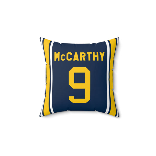 JJ McCarthy University of Michigan Wolverines Pillow