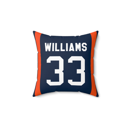 Javonte Williams Denver Broncos Pillow