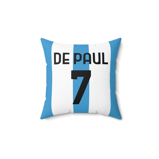 Rodrigo de Paul Argentina National Team Pillow World Cup Champion