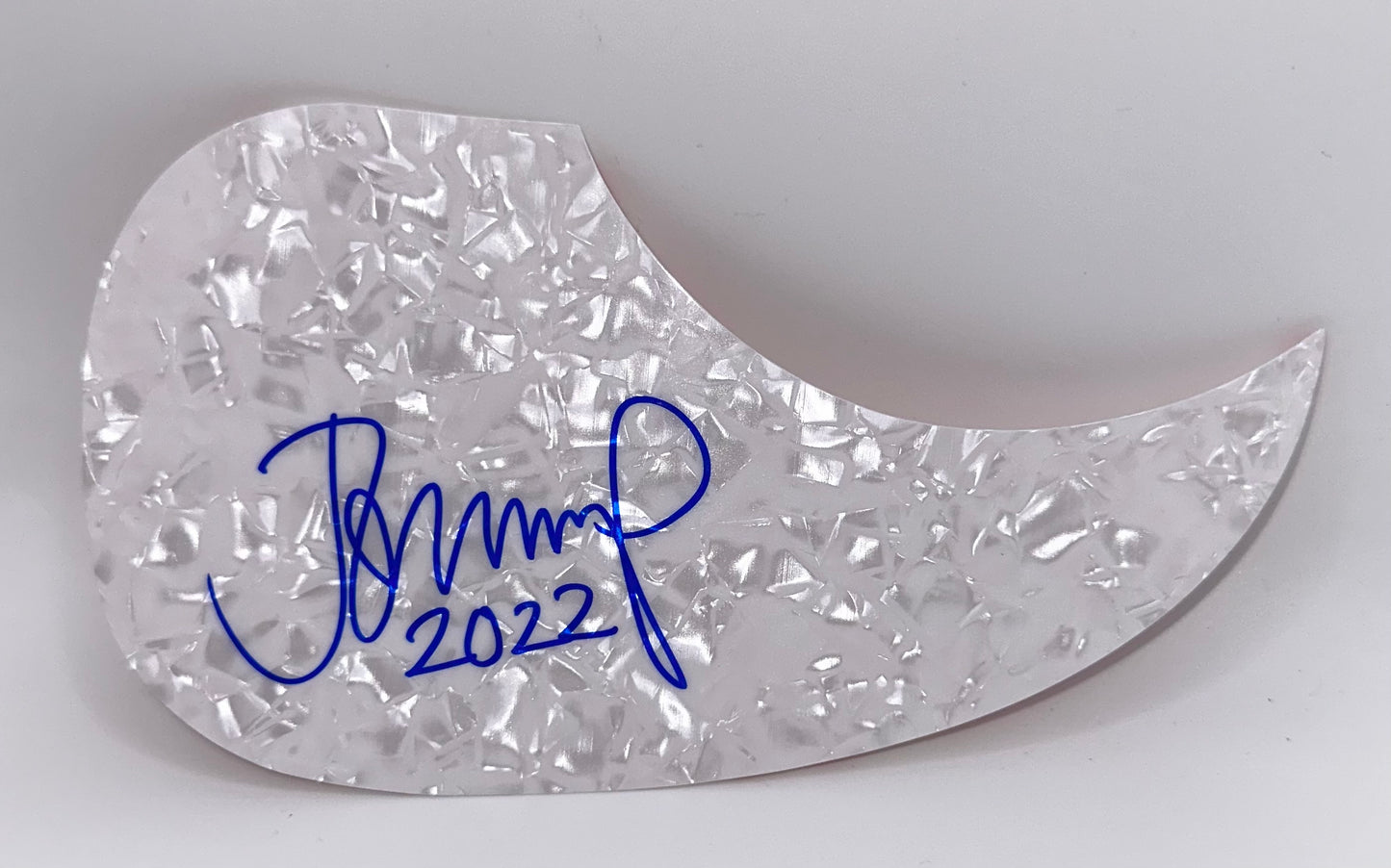 John Mellencamp Autographed Acoustic Pickguard