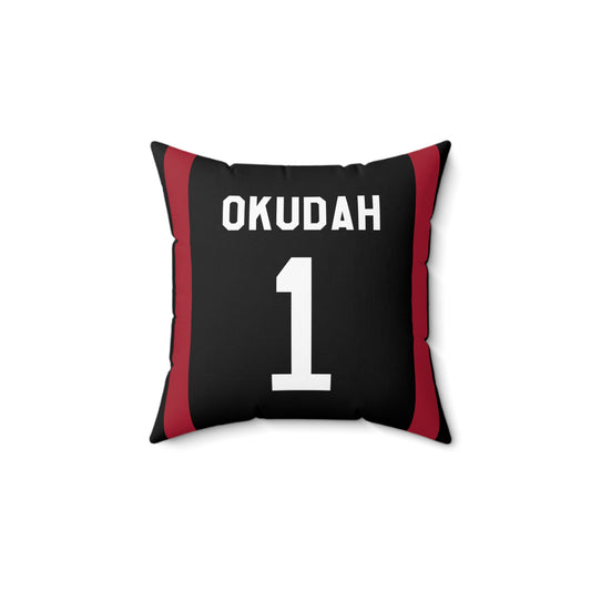 Jeff Okudah Atlanta Falcons Pillow